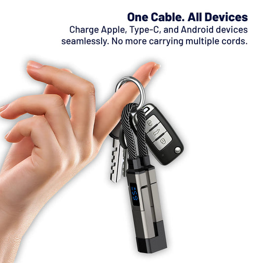 Voltra 4-in-1 Keychain Fast Charging Cable