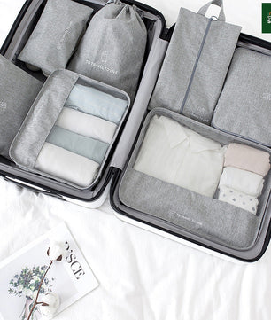 A smart travel tip for families with young children: the Travel Pack – a 7 pieces luggage organizer set for easier, lighter trips.