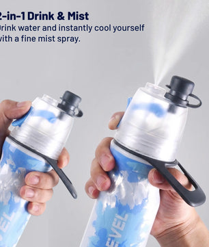 Misty Summer Mist Cooling Sports Water Bottle