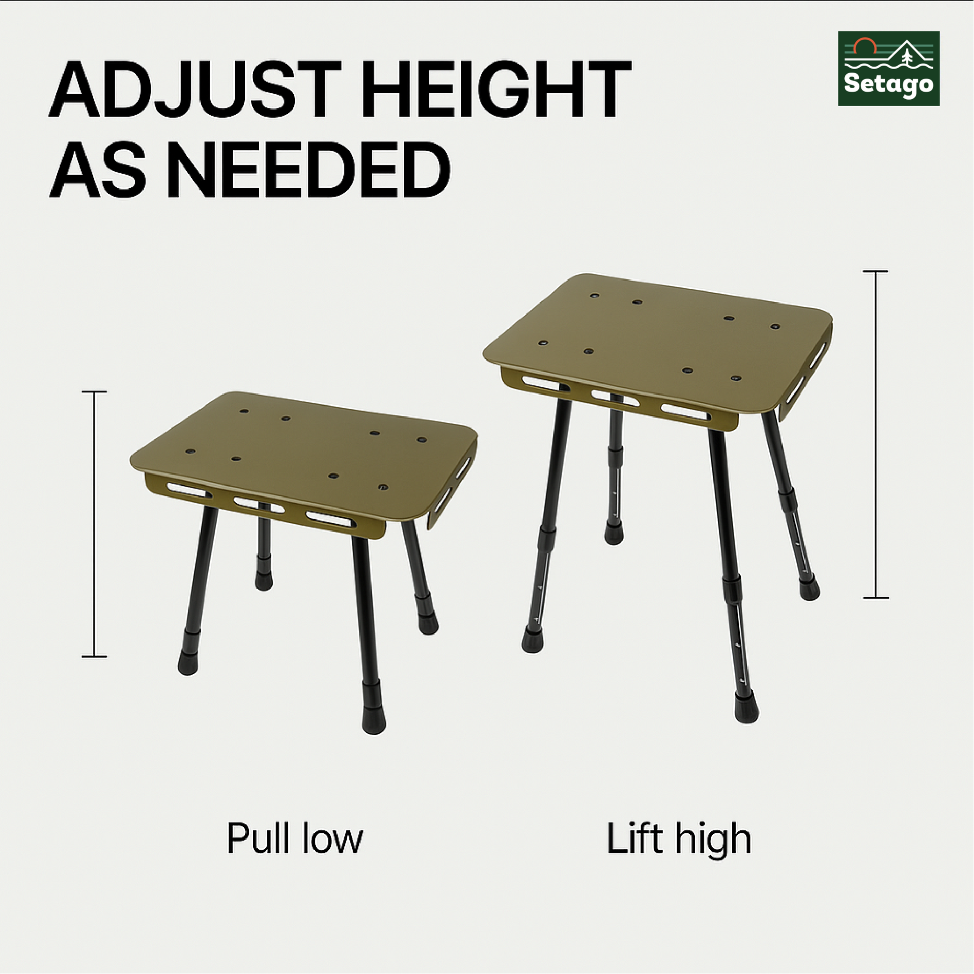 Modi Table – ultra compact, lightweight, and convenient
Fits perfectly inside a Boxable folding crate or backpack.