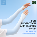 SPF 50+ Sun Protection Gloves – Made from Stretchy Ice Silk Fabric, Cool to the Touch, Quick Drying and Moisture Wicking
