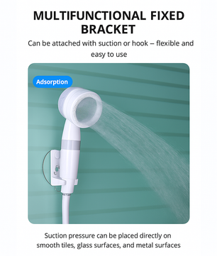 Portable Rechargeable Water Pump – Outdoor Bathing Essential for Camping, Dorms & Travel