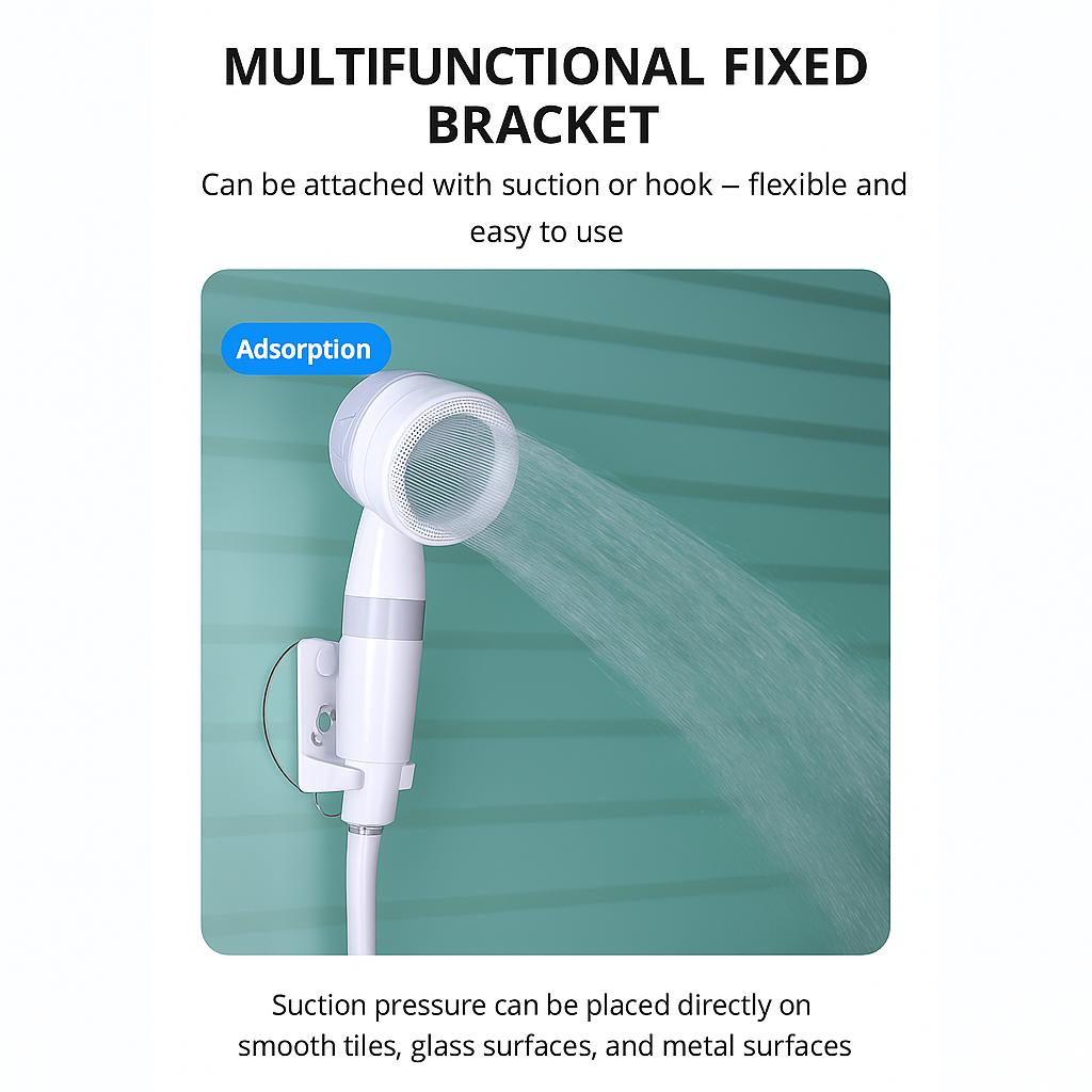 Portable Rechargeable Water Pump – Outdoor Bathing Essential for Camping, Dorms & Travel
