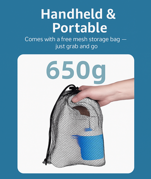 Portable Rechargeable Water Pump – Outdoor Bathing Essential for Camping, Dorms & Travel