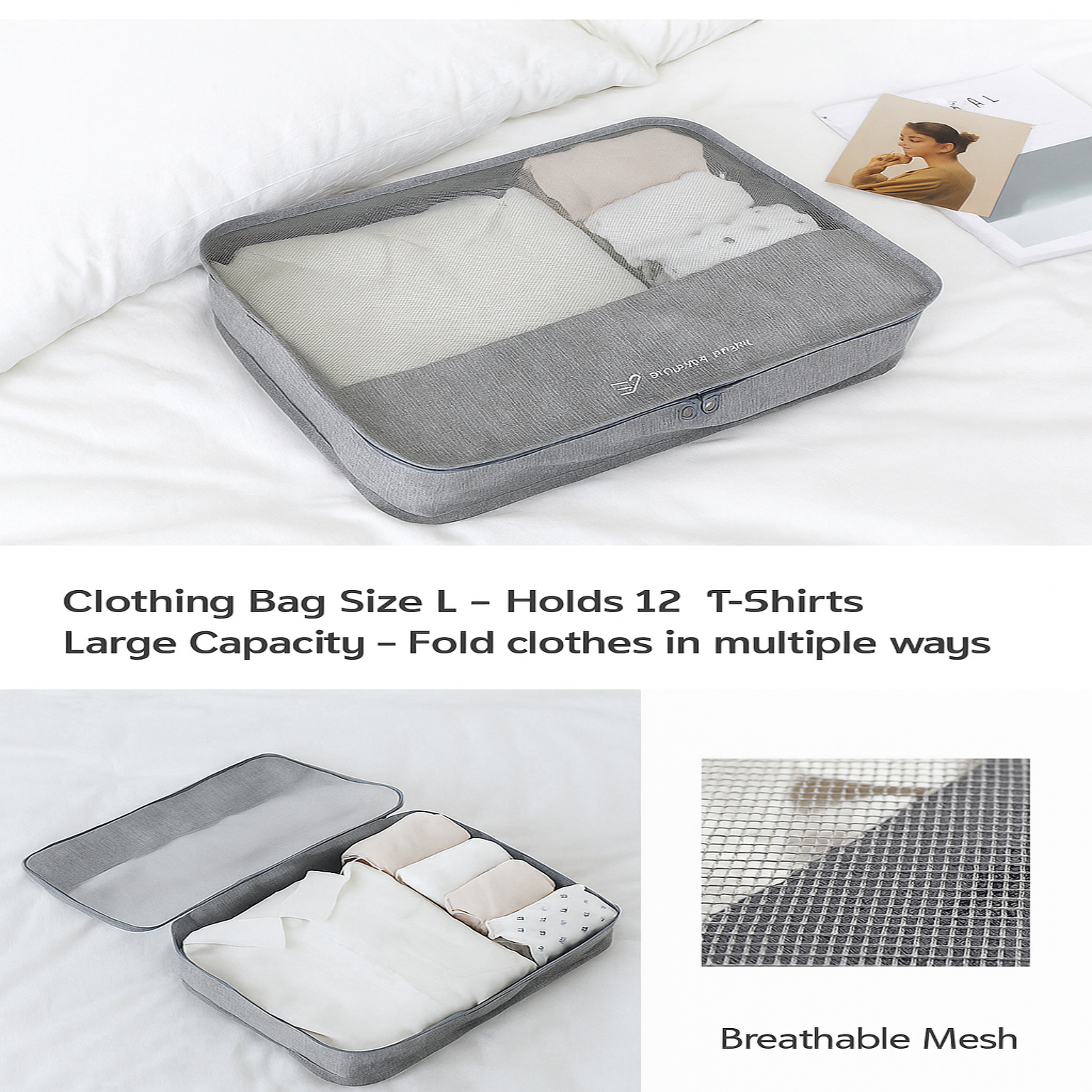 A smart travel tip for families with young children: the Travel Pack – a 7 pieces luggage organizer set for easier, lighter trips.