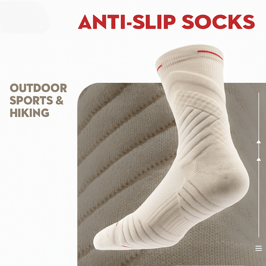 Anti slip sports socks – stylish accessory designed with grip support to keep your feet steady with every step