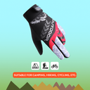 Outdoor climbing gloves – specialized gear for hiking and climbing, featuring touchscreen-compatible index finger, breathable and durable materials