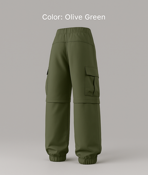 DualGear Convertible Pants – Durable, flexible fabric: water-resistant, scratch-resistant, quick-dry. Detachable pant legs
