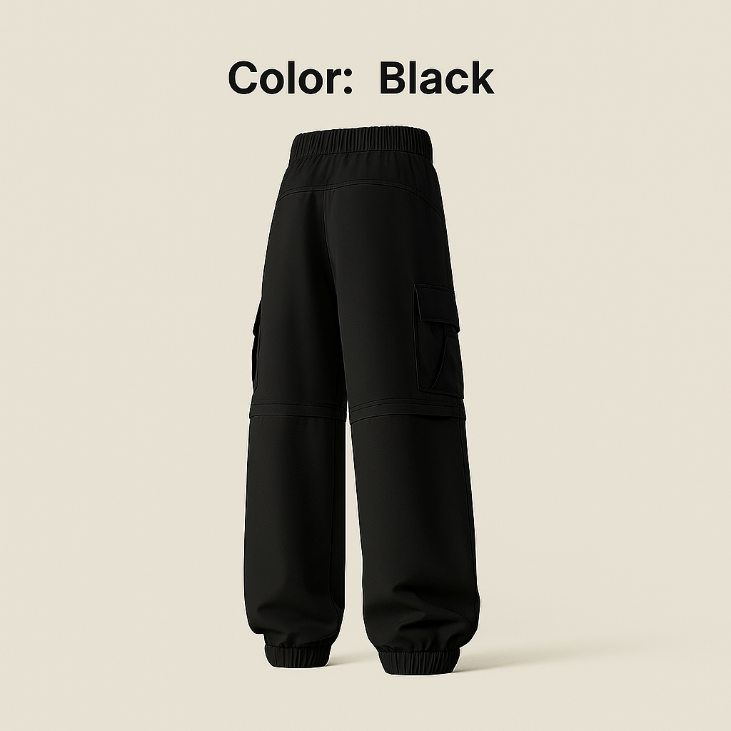 DualGear Convertible Pants – Durable, flexible fabric: water-resistant, scratch-resistant, quick-dry. Detachable pant legs