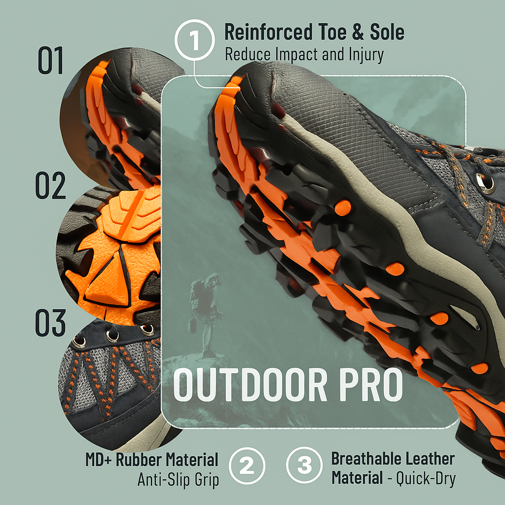 Hiking Outdoor Pro Shoes – Lightweight, cushioned, and excellent terrain grip