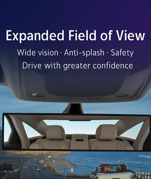 HD Wide Vision Rearview Mirror