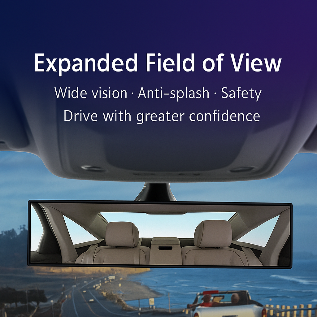 HD Wide Vision Rearview Mirror