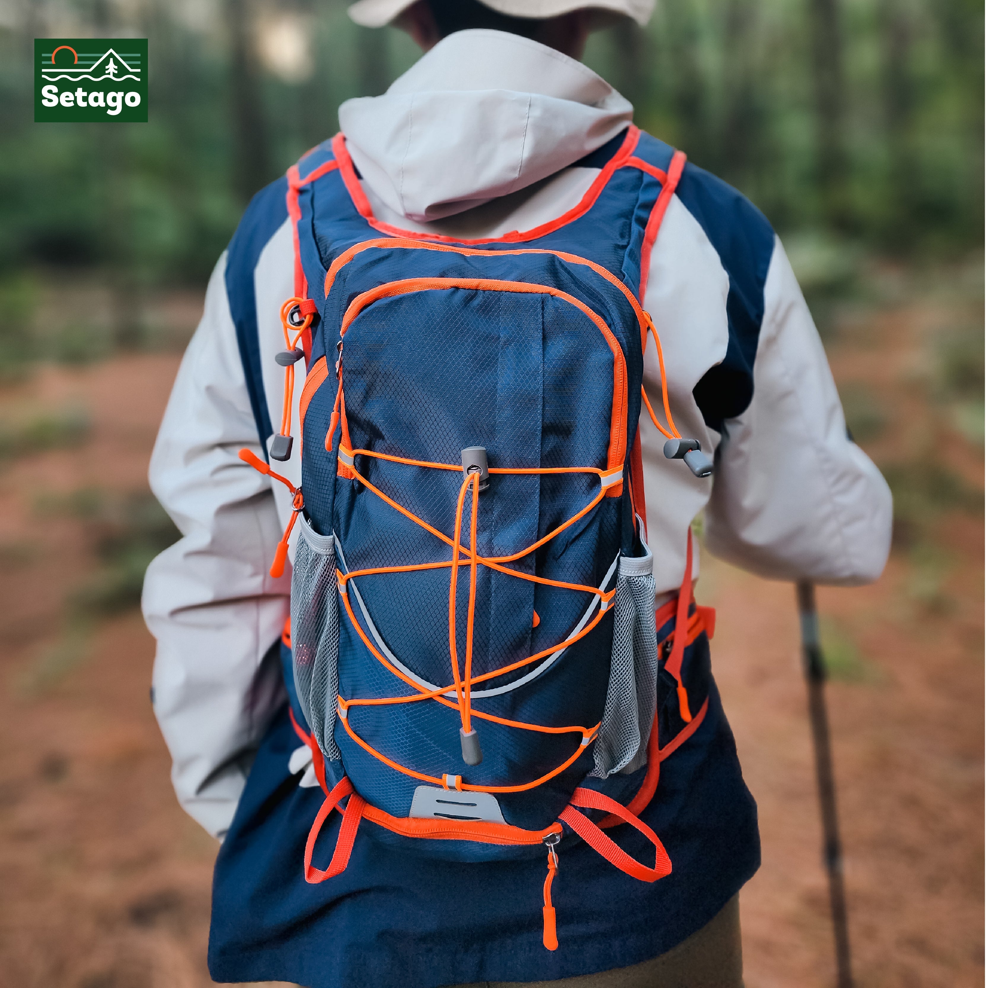 Trail 2035 Backpack – 20L–35L Capacity, Water Resistant, 3 Layer Back Support, Ultra Lightweight