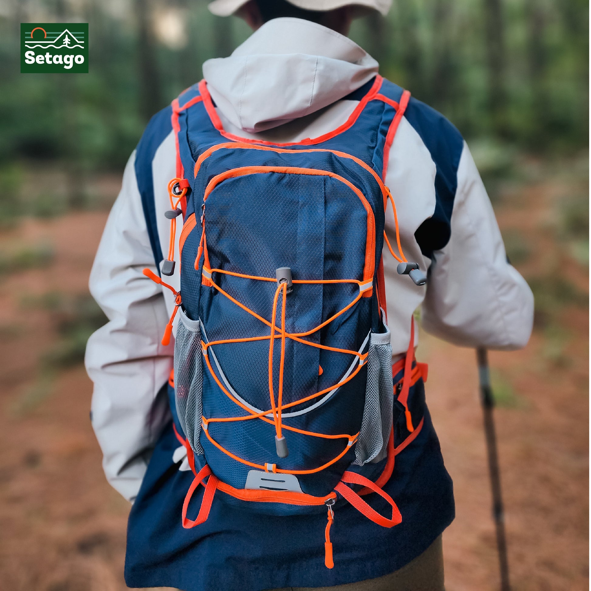 Trail 2035 Backpack – 20L–35L Capacity, Water Resistant, 3 Layer Back Support, Ultra Lightweight