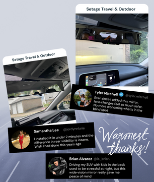 HD Wide Vision Rearview Mirror