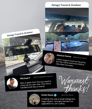 HD Wide Vision Rearview Mirror