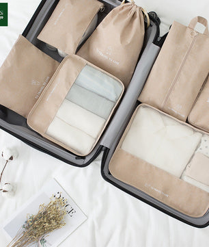A smart travel tip for families with young children: the Travel Pack – a 7 pieces luggage organizer set for easier, lighter trips.