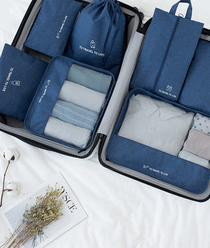 A smart travel tip for families with young children: the Travel Pack – a 7 pieces luggage organizer set for easier, lighter trips.