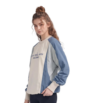 UNDREST Color-Block Pullover Jacket
