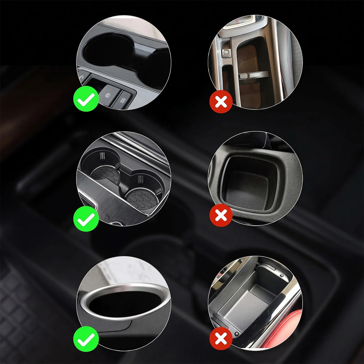 CupFlex 2-in-1 Car Cup Holder Expander