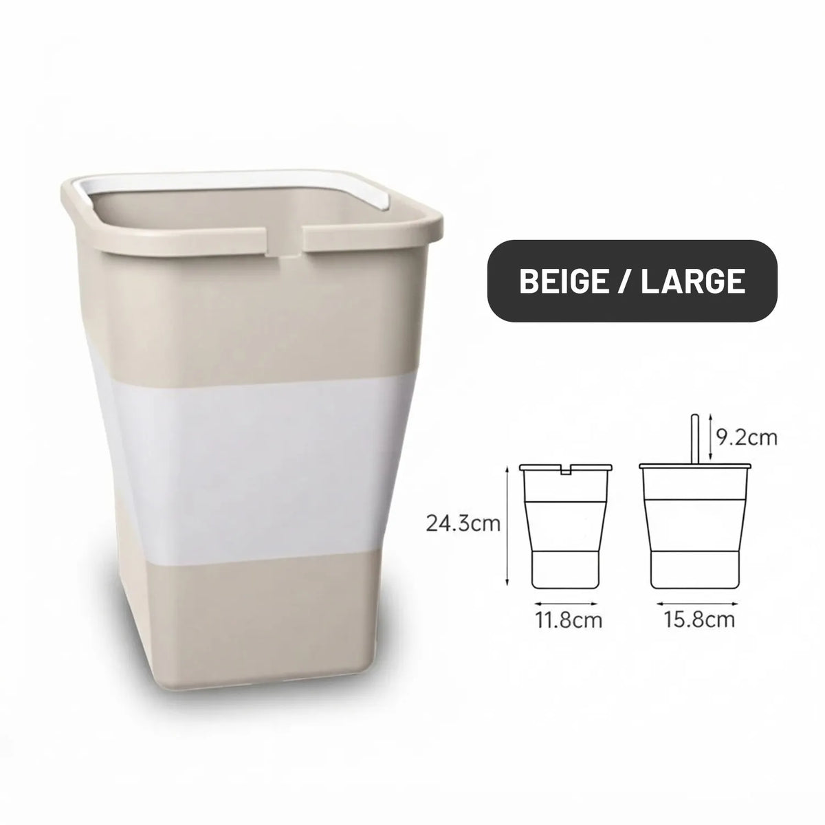 FoldBin Collapsible Car Trash Can