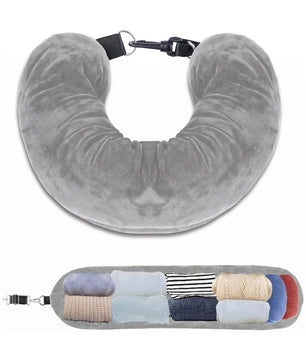 PackRest Refillable Travel Neck Pillow