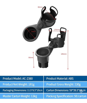 CupFlex 2-in-1 Car Cup Holder Expander