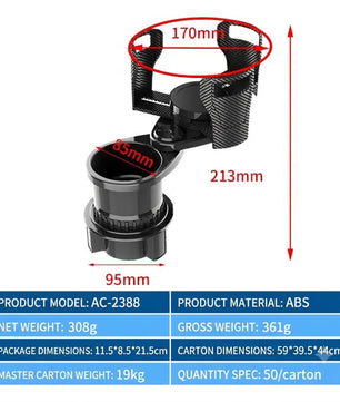 CupFlex 2-in-1 Car Cup Holder Expander