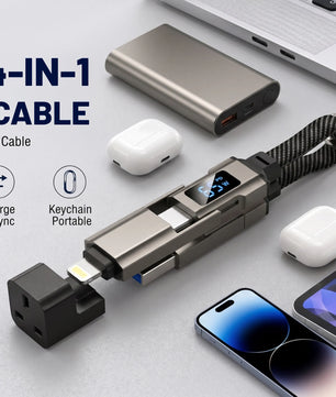 Voltra 4-in-1 Keychain Fast Charging Cable