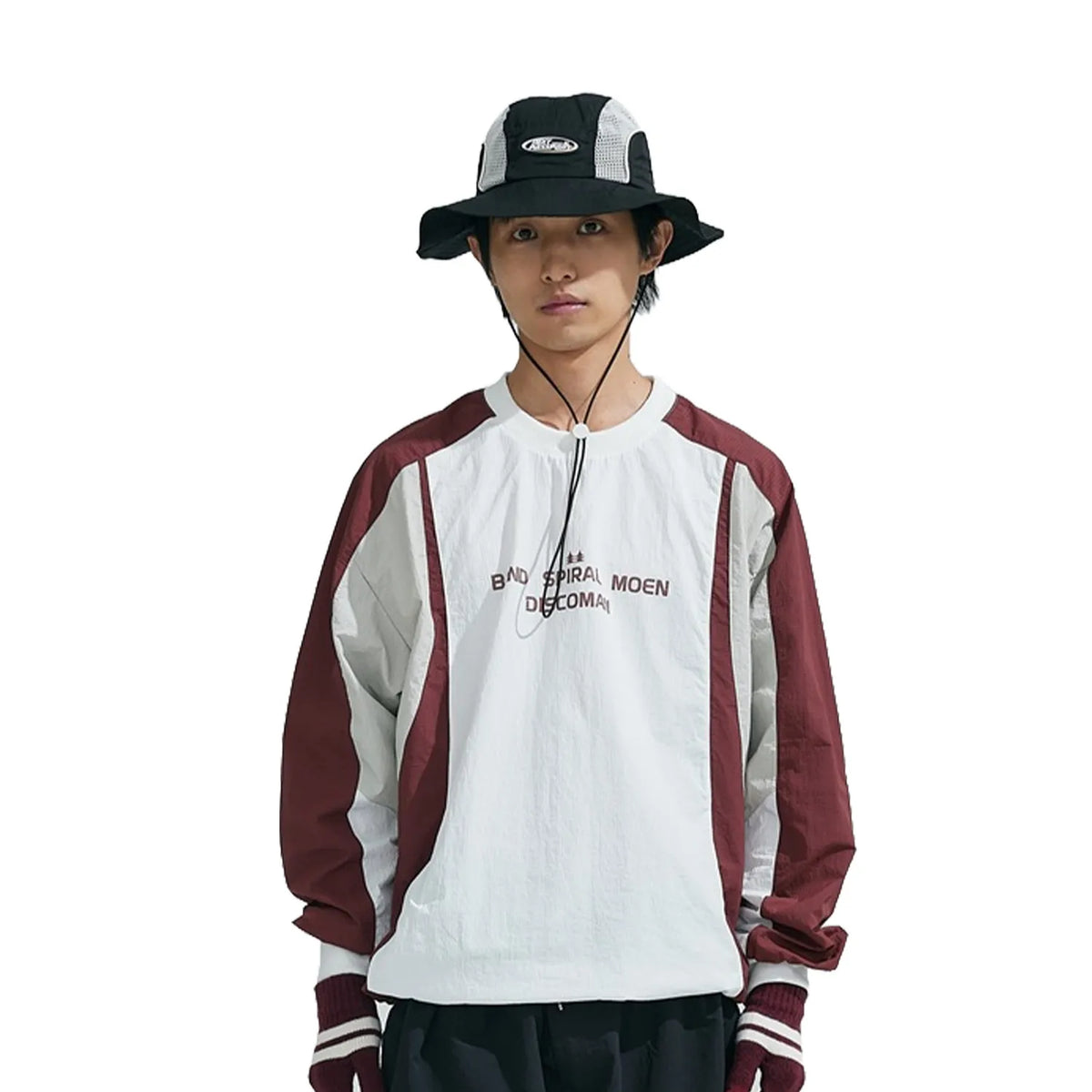 UNDREST Color-Block Pullover Jacket