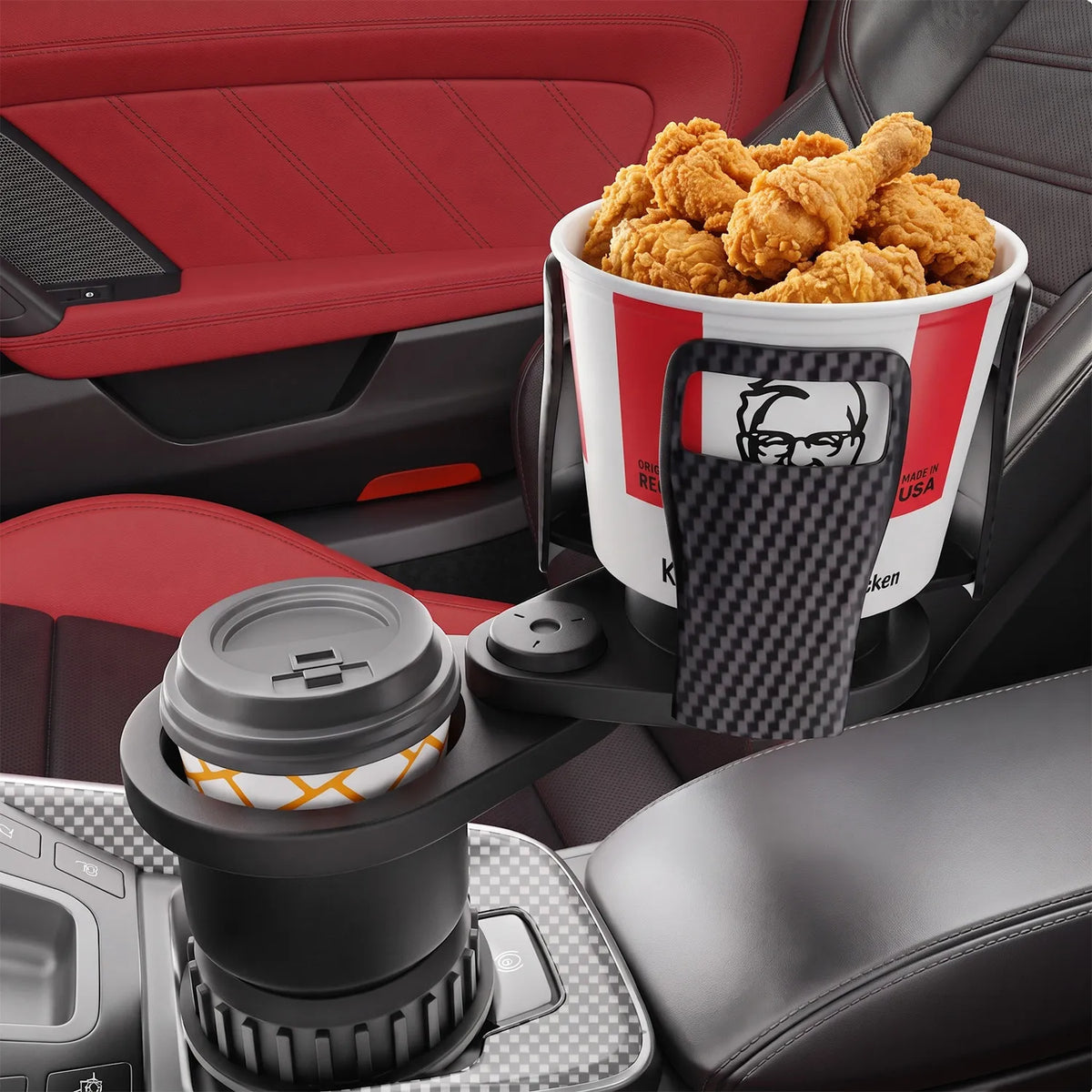 CupFlex 2-in-1 Car Cup Holder Expander