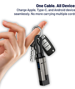 Voltra 4-in-1 Keychain Fast Charging Cable
