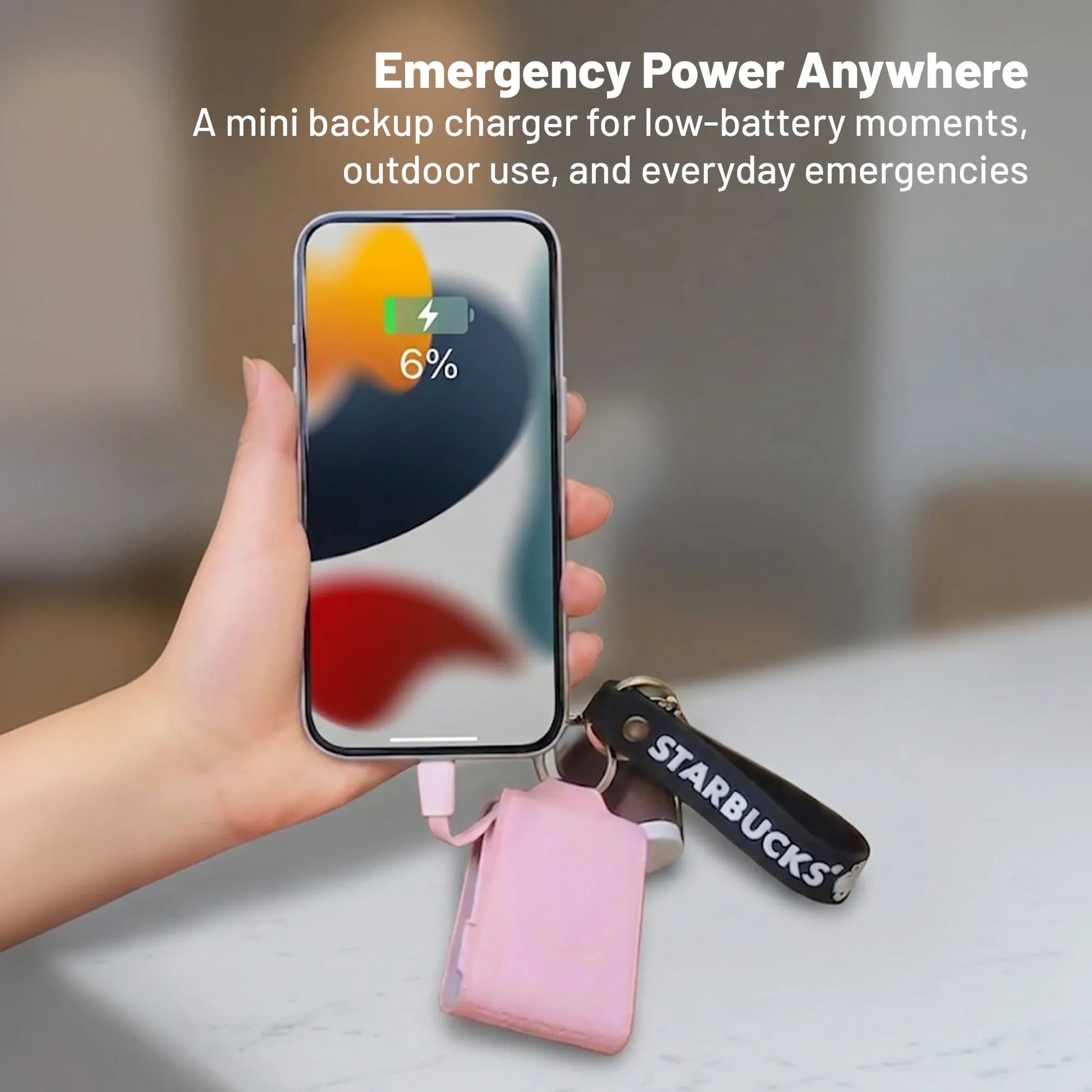 Powly Mini Keychain Power Bank