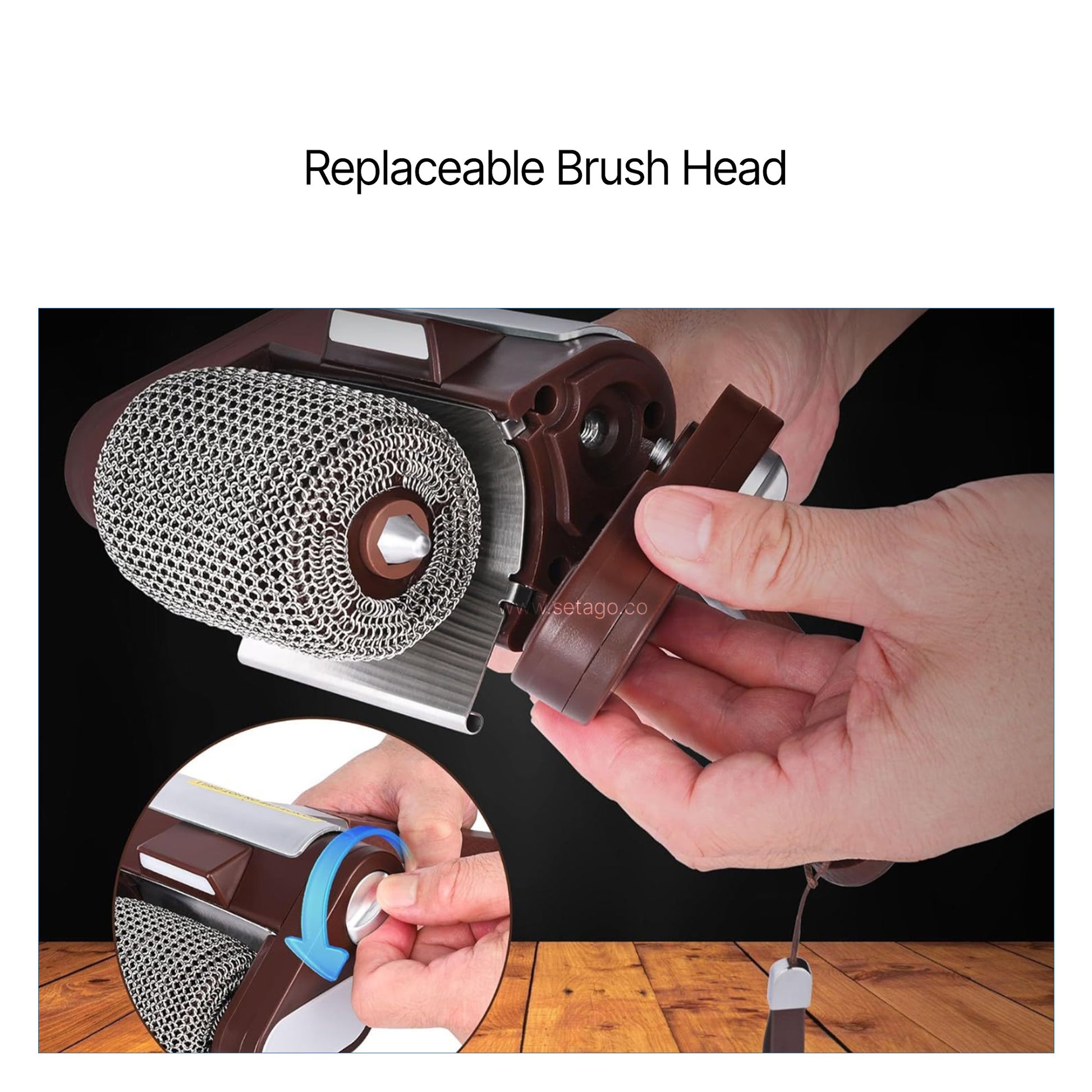 GrillMate Pro™ – Rechargeable Auto Roller Brush