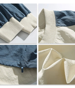 UNDREST Color-Block Pullover Jacket