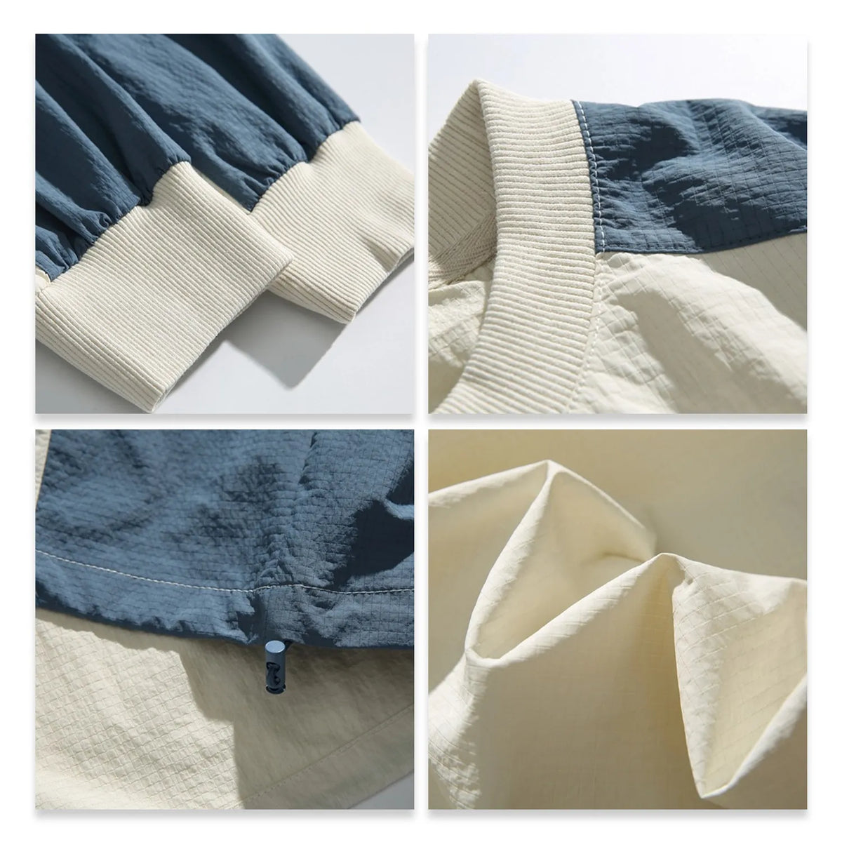 UNDREST Color-Block Pullover Jacket
