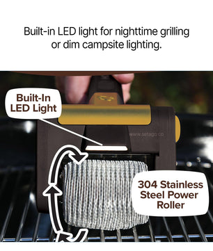 GrillMate Pro™ – Rechargeable Auto Roller Brush