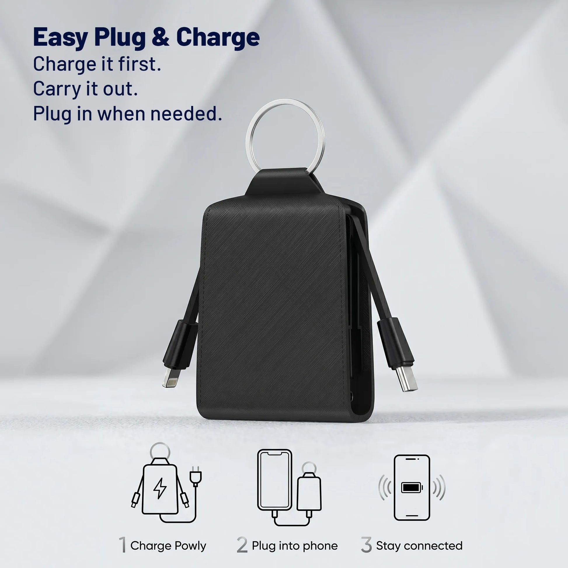 Powly Mini Keychain Power Bank
