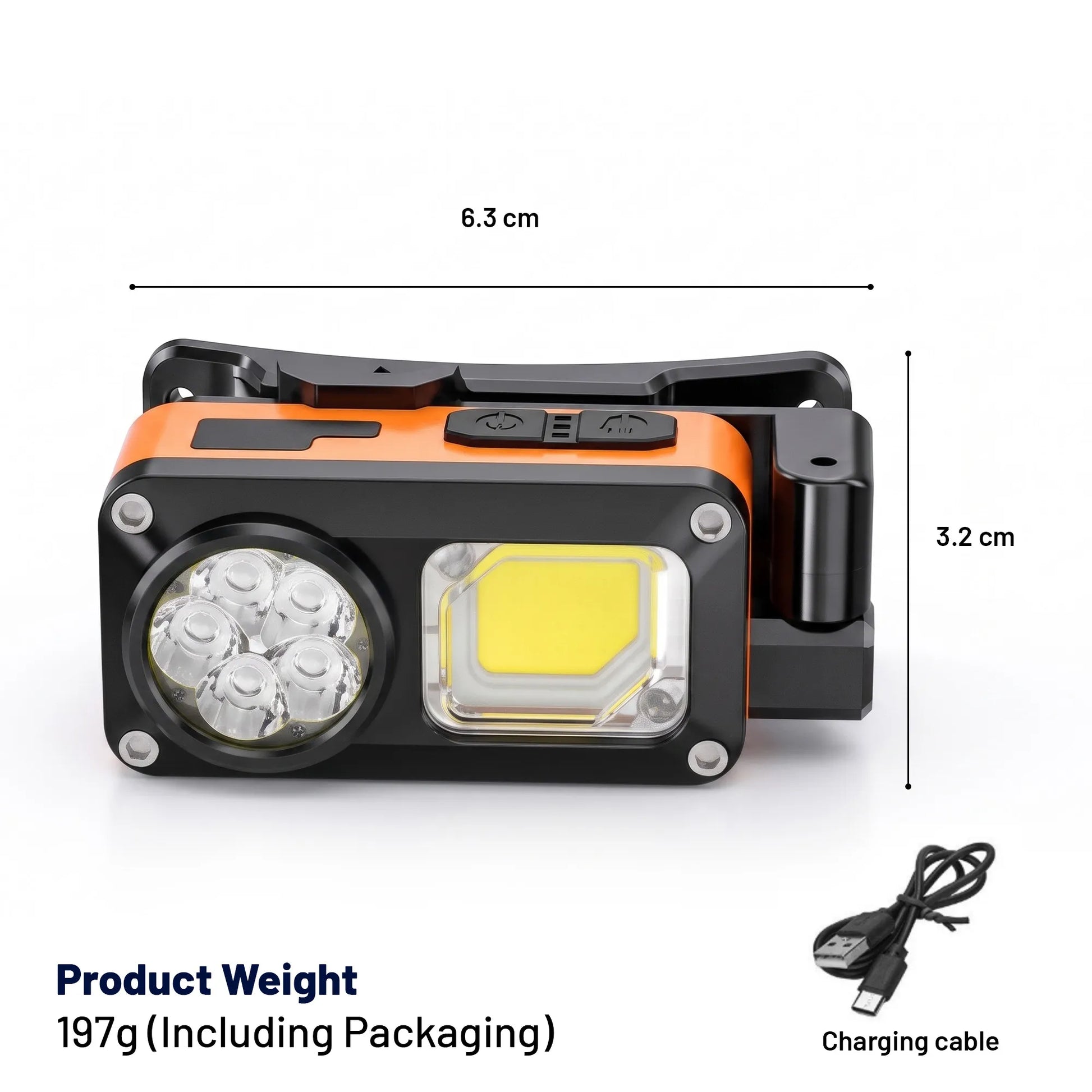 Multi-Function Rechargeable Headlamp