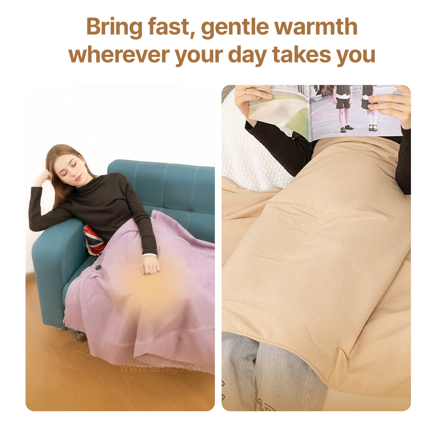 Setago HeatCape™ – Graphene Heated Shawl Blanket