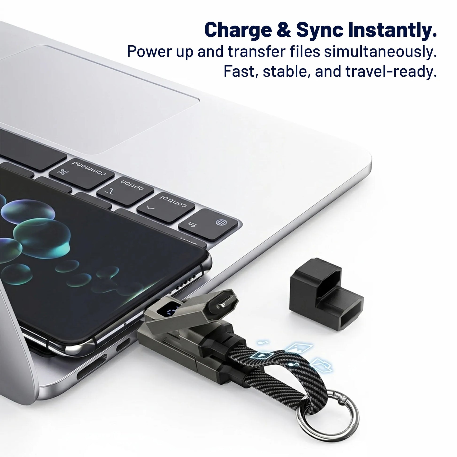 Voltra 4-in-1 Keychain Fast Charging Cable