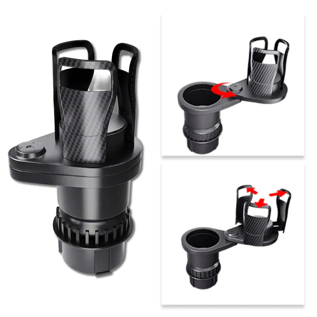 CupFlex 2-in-1 Car Cup Holder Expander