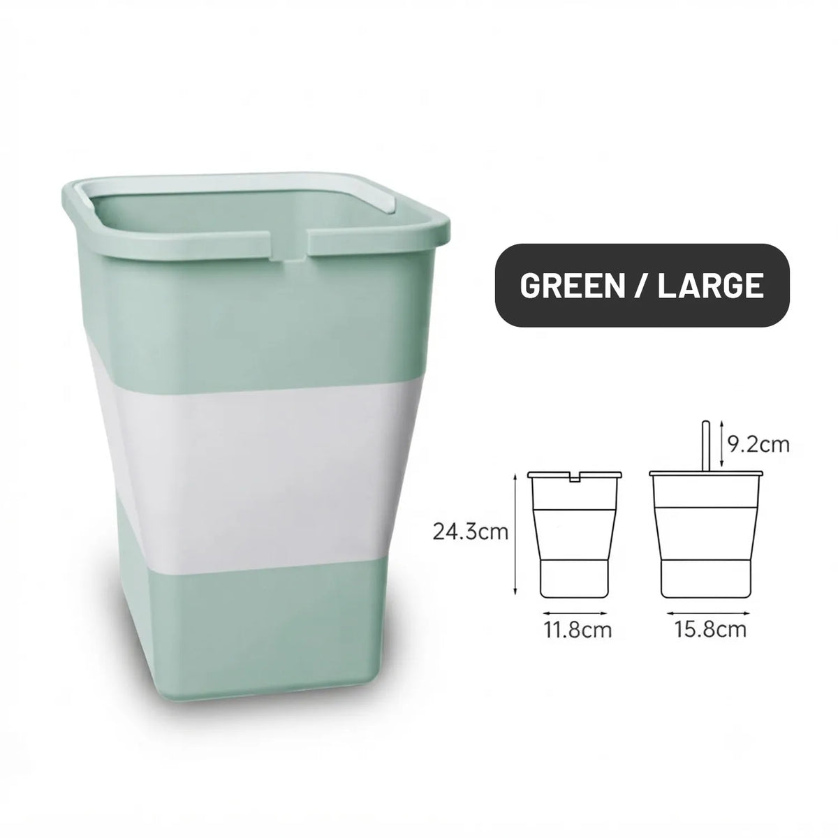 FoldBin Collapsible Car Trash Can