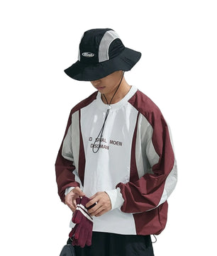UNDREST Color-Block Pullover Jacket
