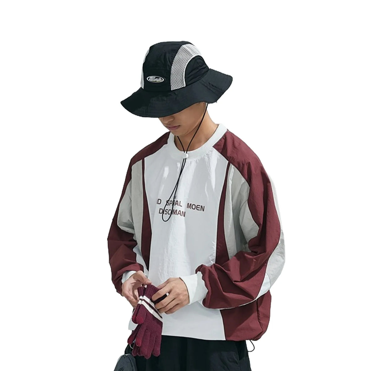 UNDREST Color-Block Pullover Jacket