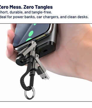 Voltra 4-in-1 Keychain Fast Charging Cable
