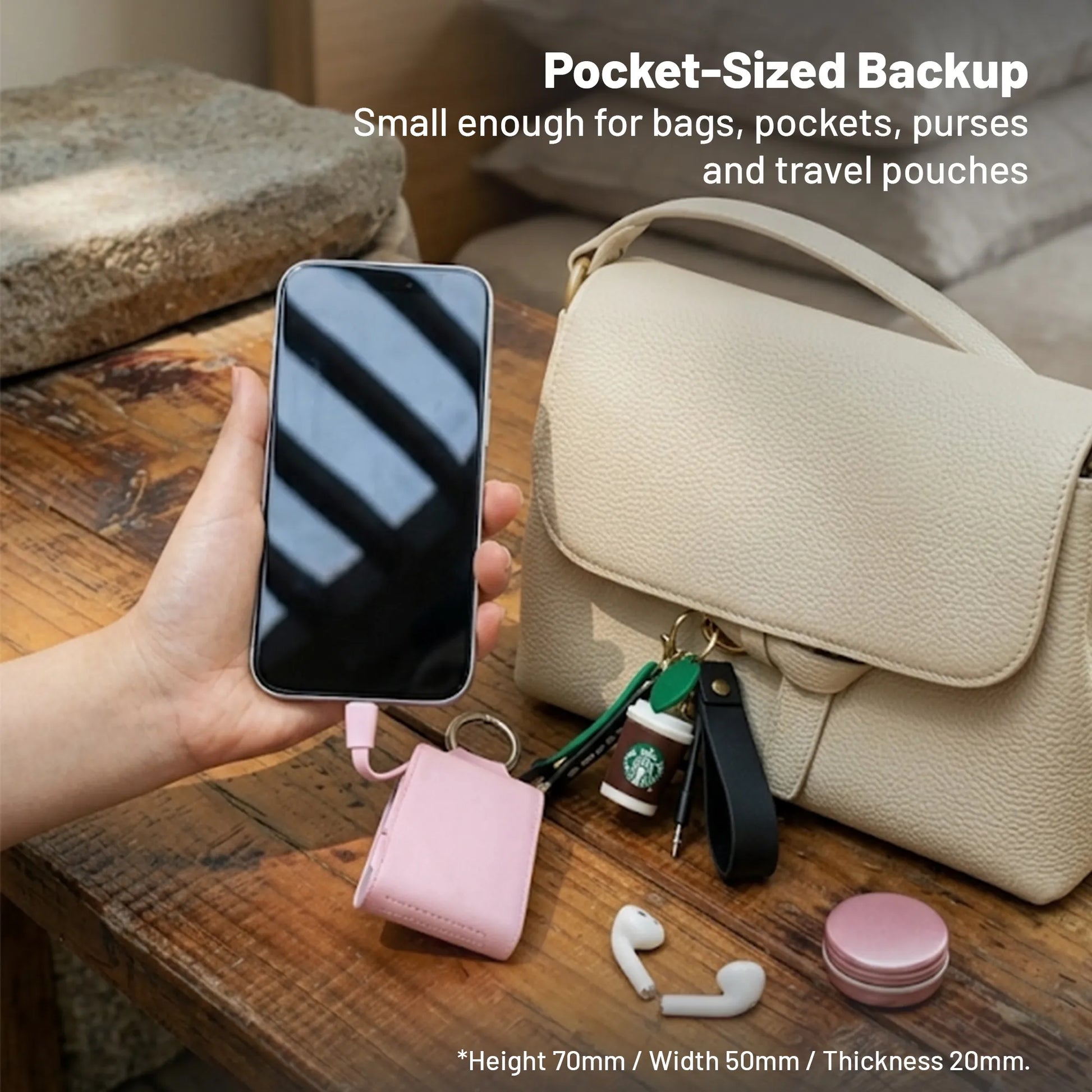 Powly Mini Keychain Power Bank