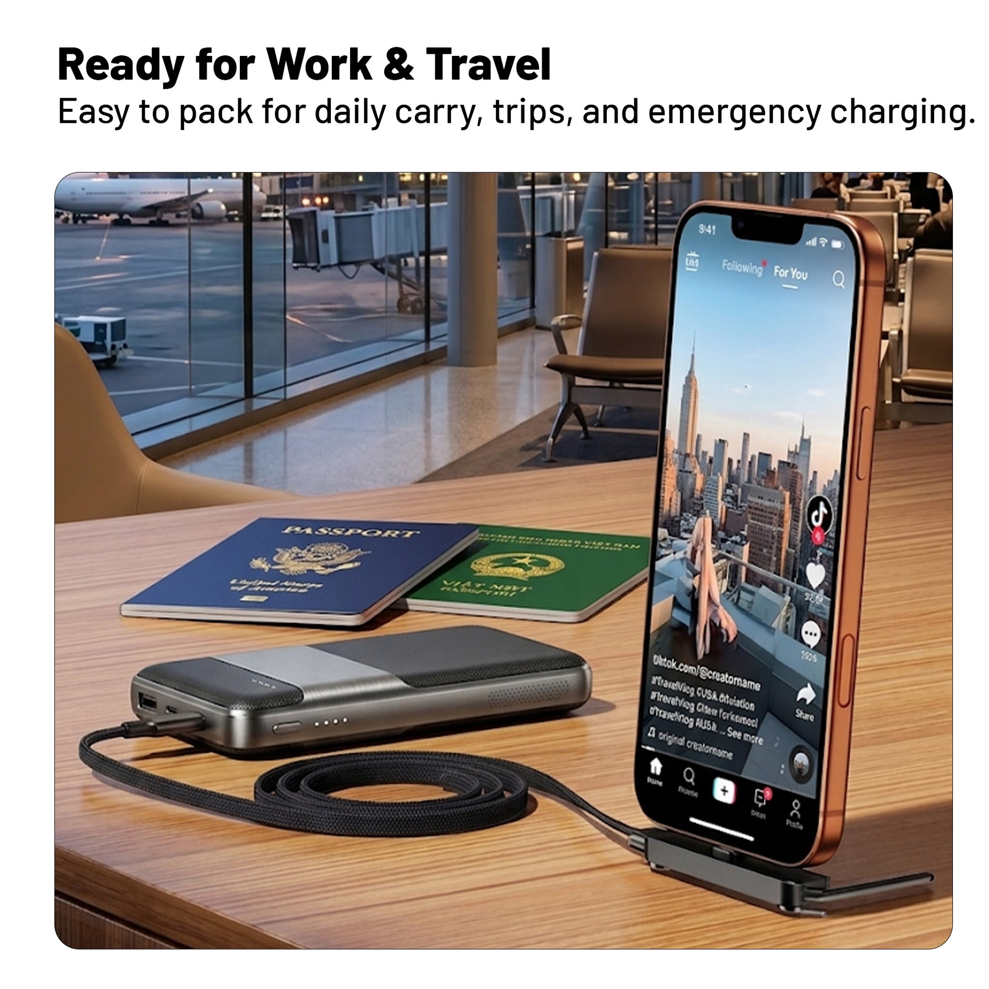 Flexio™ PowerStand Fast Charging Cable