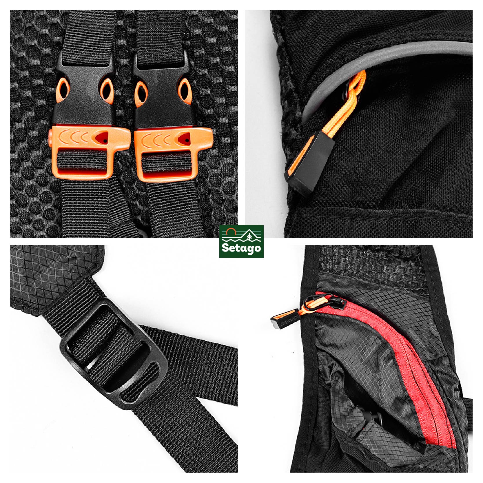 Trail Backpack 10L – Ultra-Lightweight, Vest-Style Fit with Hydration Compartment