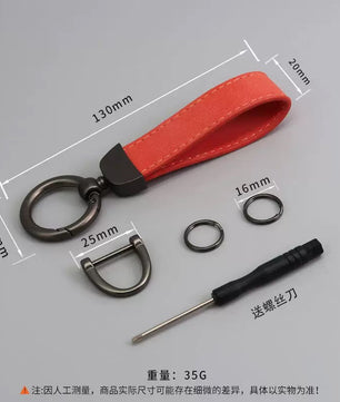 Keylo suede leather keychain
